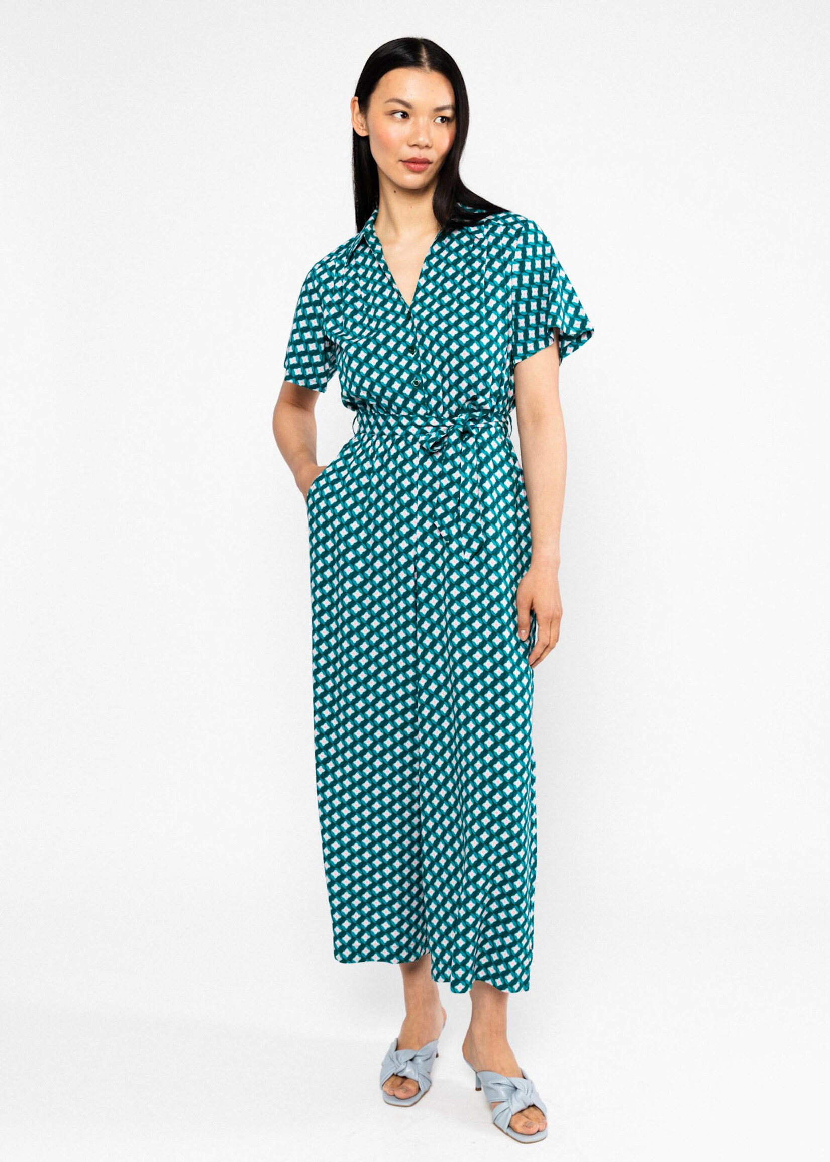 Blutsgeschwister Jumpsuit Charming Steps - emerald spring night