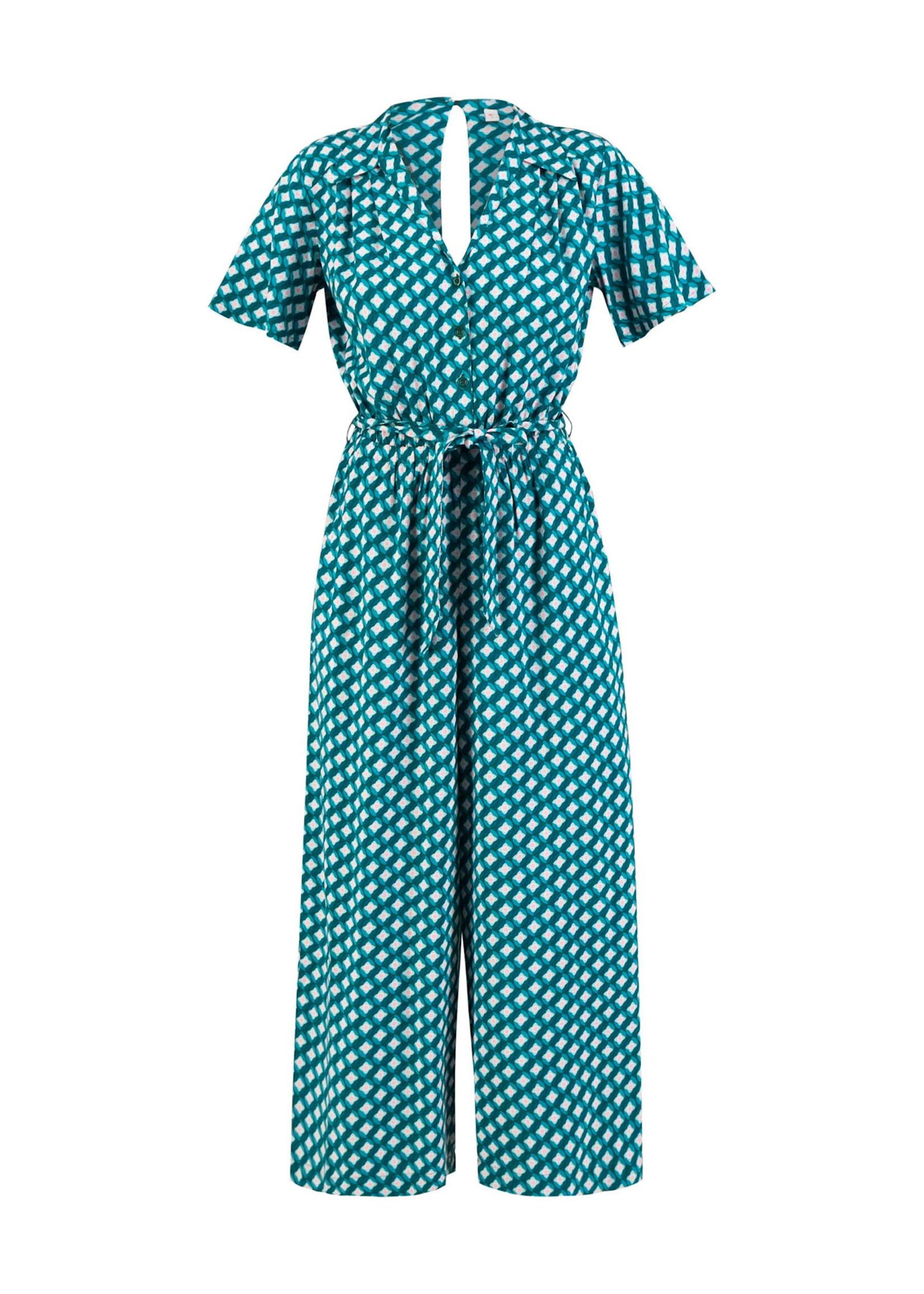 Blutsgeschwister Jumpsuit Charming Steps - emerald spring night