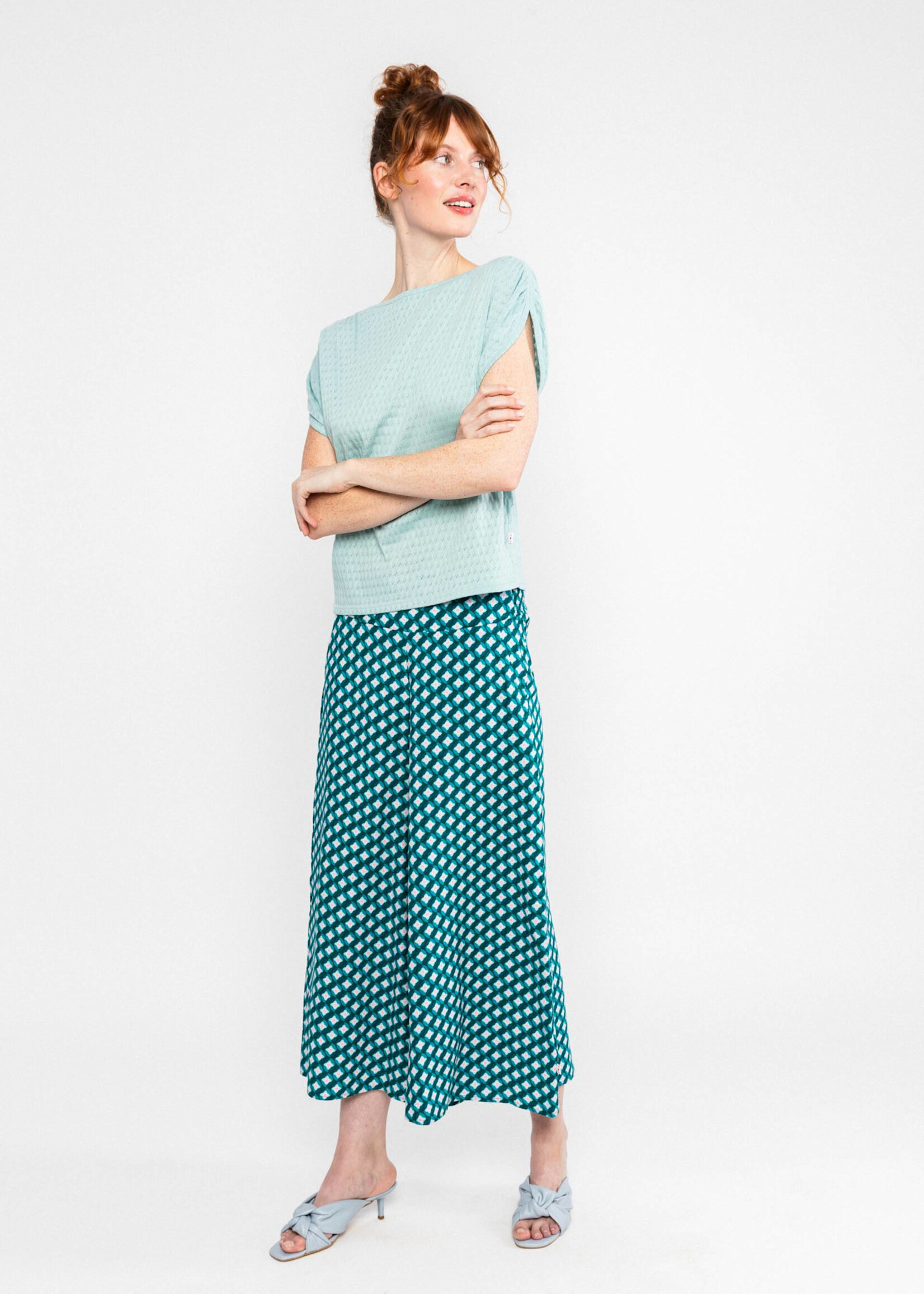Blutsgeschwister Culotte In Full Bloom - emerald spring night