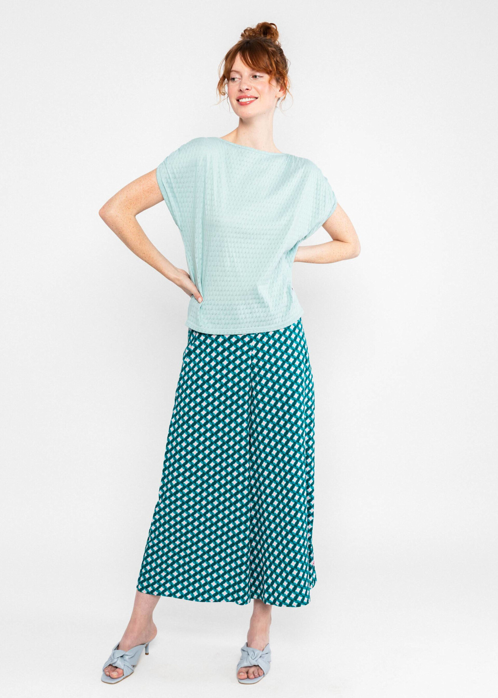 Blutsgeschwister Culotte In Full Bloom - emerald spring night