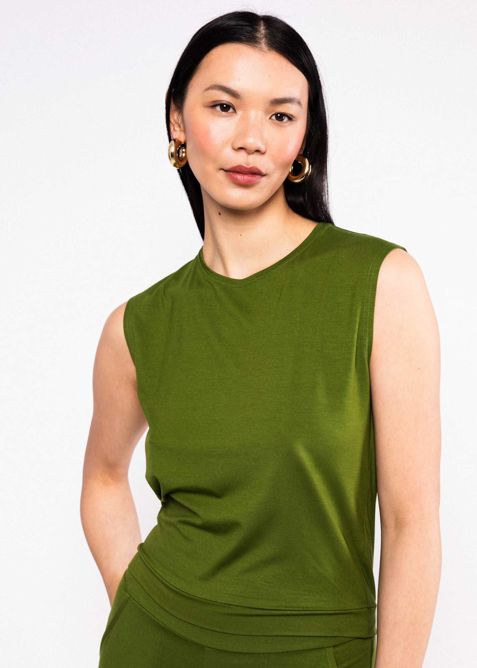 Blutsgeschwister Top Tiny Crew - tropical harmony green