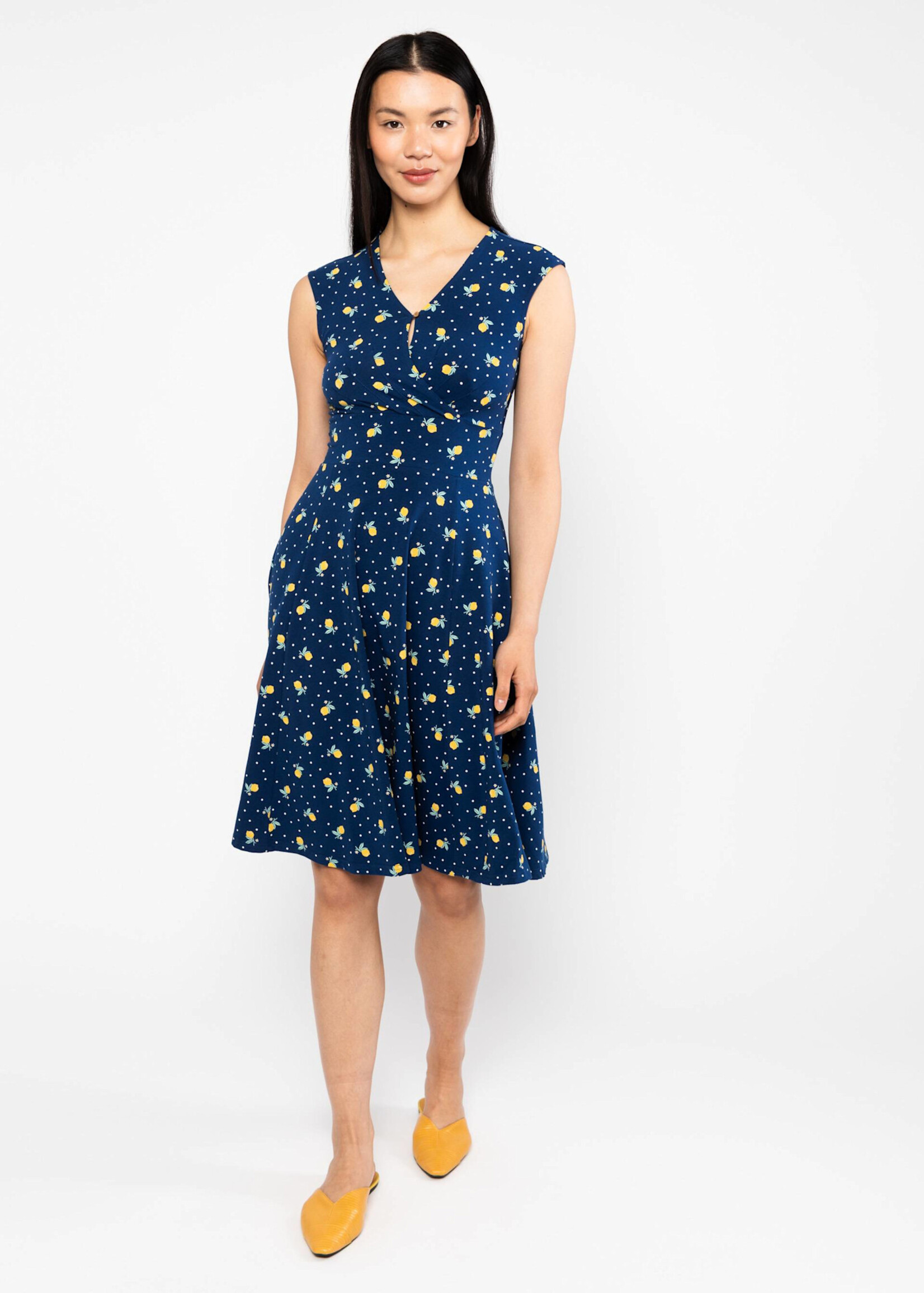 Blutsgeschwister Sommerkleid Shalala Tralala in Love - lemon rain