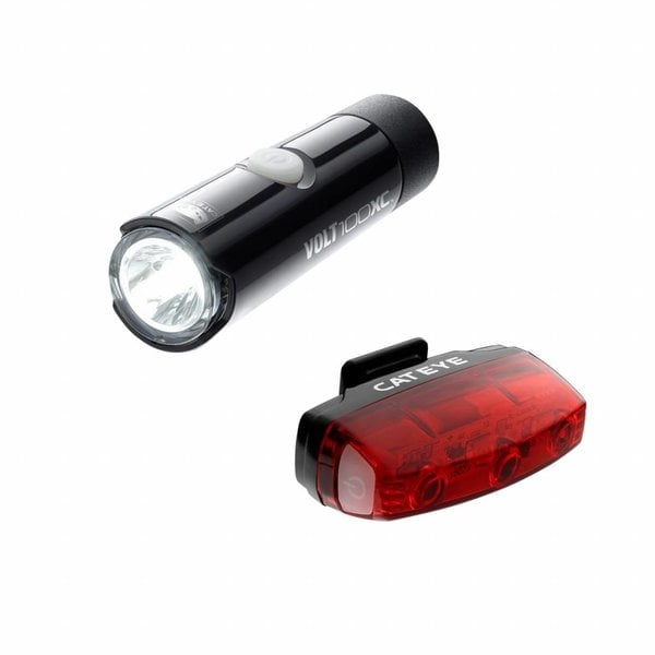 CatEye Cateye Volt 100XC & Rapid Micro USB Rechargeable Lights Set s/o