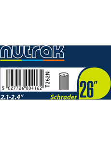  Nutrak Inner Tube 26 x 2.10 – 2.40, Schrader Valve, (tube26) (single)