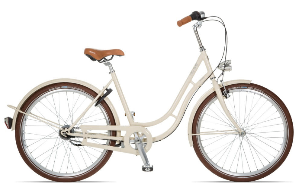 lady with bike