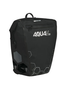 Oxford Oxford Aqua V 20 Litres Single Waterproof Cycling Pannier Bag, Black