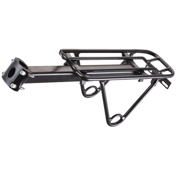 Oxford Seatpost Fit Carrier Rack, Black