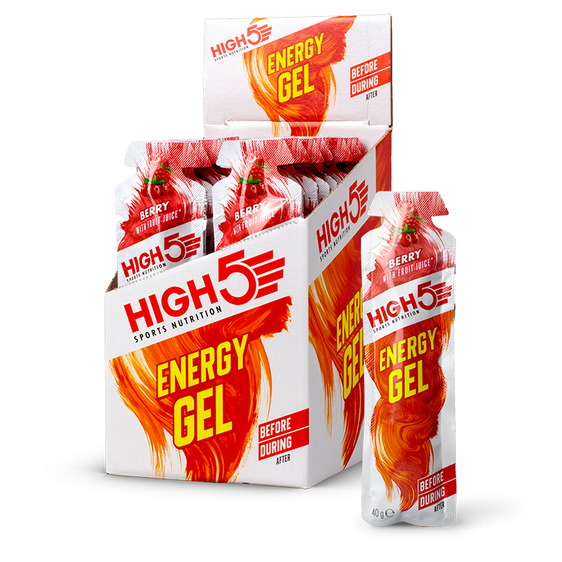 You added <b><u>High 5 Energy Gel Berry without Caffeine (Box of 20)</u></b> to your cart.