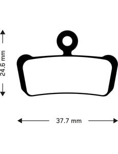  Aztec Organic Disc Brake Pads For Avid XO Trail, Sram Guide