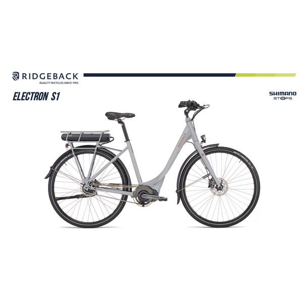 Ridgeback  Electron S1 Electric City Bike (Nexus 7 speed)