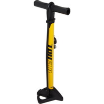 Truflo Ecotrax Floor Pump with universal connection, Yellow