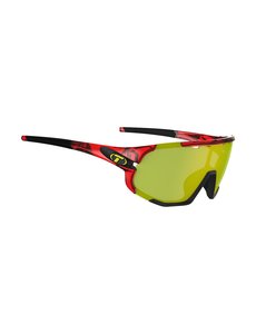 Tifosi Tifosi Sledge Sunglasses Crystal Red Frame with Clarion Yellow Lens