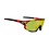 Tifosi Sledge Sunglasses Crystal Red Frame with Clarion Yellow Lens
