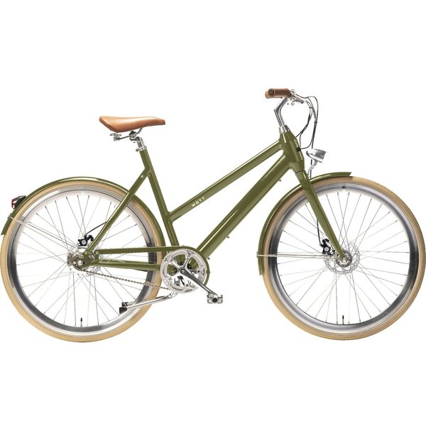 Watt  Boston Womens Electric City Bike, Green