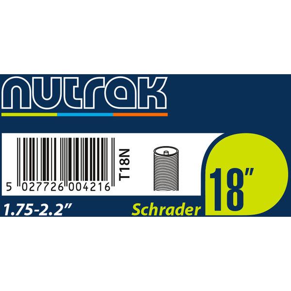 Nutrak Inner Tube Schrader Av 18 X 1.75-2.125