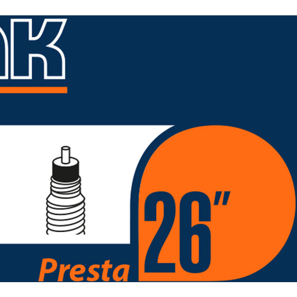 Nutrak Inner Tube 26 x 4.0 – 4.3 for Fatbike, Presta Valve, (tube26)