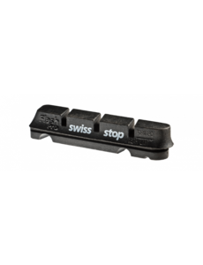 SwissStop Brake Pads Inserts Swiss Stop Original Black Shimano/Sram/Trp, 2-Pairs (For Alloy Rims)