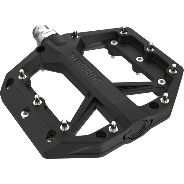 Shimano Pd-Gr400 Flat Pedals, Resin With Pins, Black