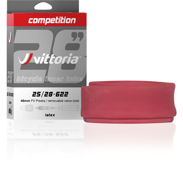 Vittoria Latex Inner Tube Road Presta PV-48mm 700 x 25-28c