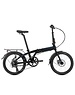 TERN Tern Link B8 Disc 20w Folding Bike, 8 Speed Satin Black (With carrier and mudguards)