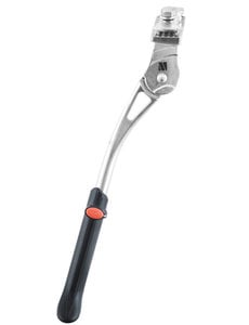 M Part Mpart  Essential Kick Stand, 24-28" Adjustable, Mounts To Chainstay Bridge, Silver