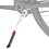M Part MPart  Essential kick stand, 24-28" adjustable, mounts to chainstay bridge, Silver