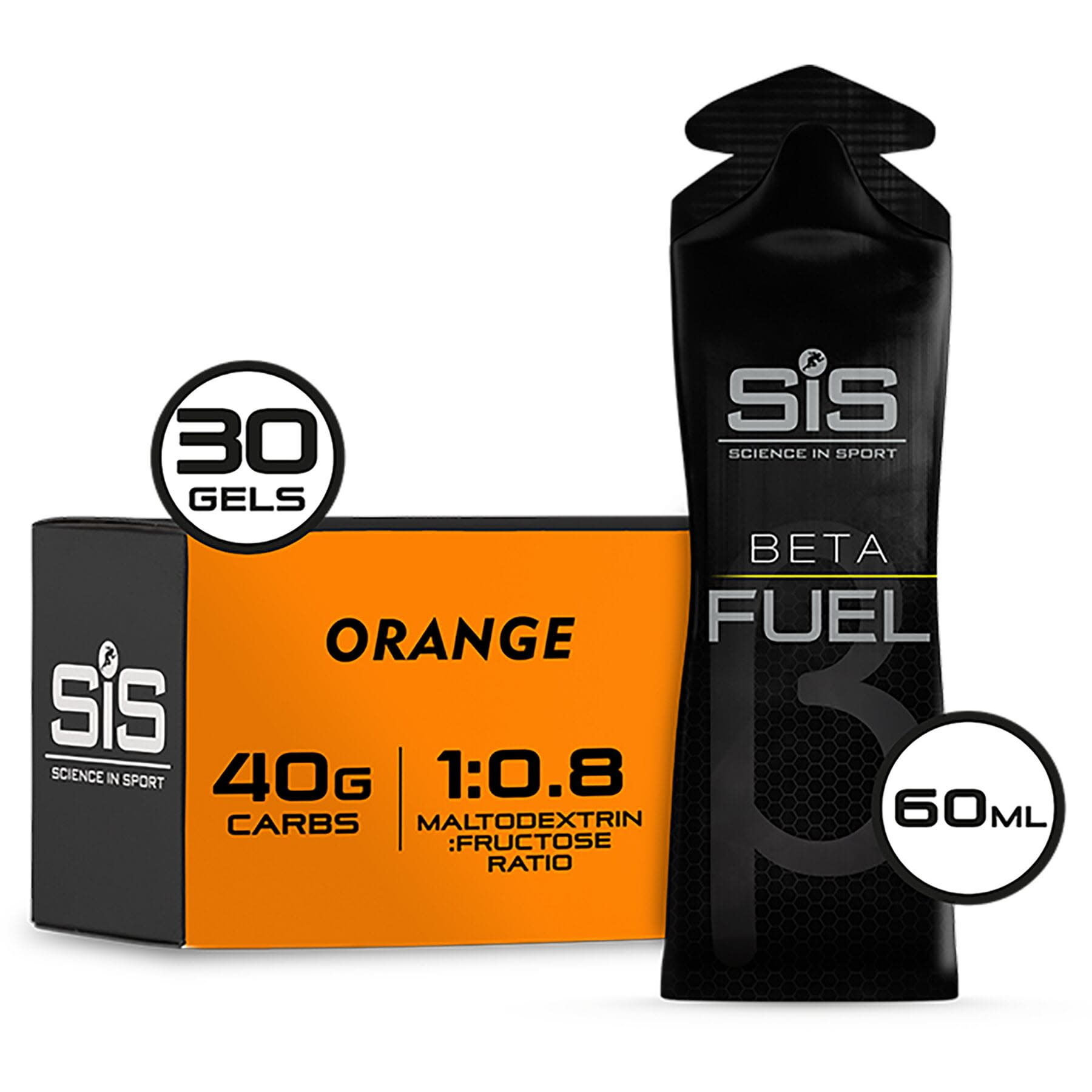 SiS Beta Fuel Energy + Nootropics Gel (Sold as Box of 6 x 60ml)