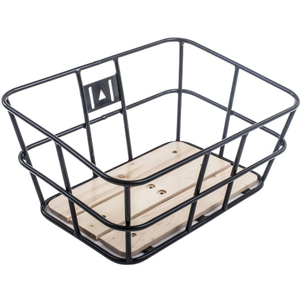 M:Part Portland Front Basket with wooden base, W415*D300*H200mm (brackets are not included)