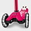 Microscooter  Maxi Deluxe Kids Scooter with LED wheels (5 To 12 Years) Pink