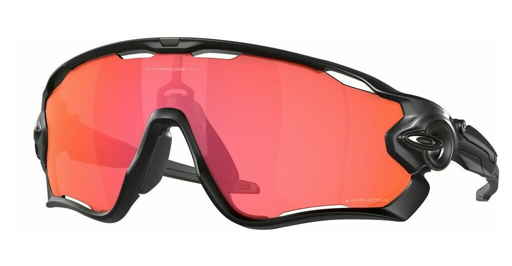 Sunglasses Oakley - Jawbreaker Matte Black Frame, Prizm Trail Torch Lens  (Size 31) - 360 Cycles