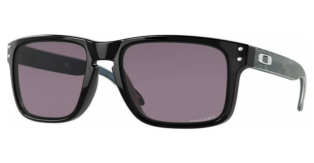 Sunglasses Oakley - Holbrook Polished Black Frame, Prizm Grey Lens (Size  55) - 360 Cycles