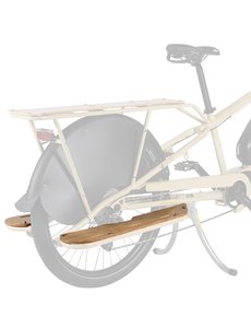 Yuba Yuba Mundo Sideboards - Bamboo foot and cargo rests for Mundo longtail cargo bike
