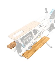 Yuba Yuba Spicy Curry Sideboards - Bamboo Foot And Cargo Rests For Spicy Curry Longtail Cargo Bike