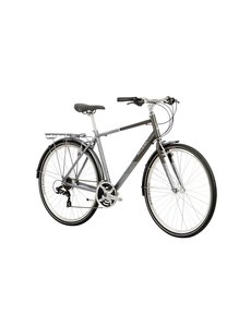 Raleigh Raleigh Pioneer Crossbar Frame Gents Hybrid City Bike  Black/Silver