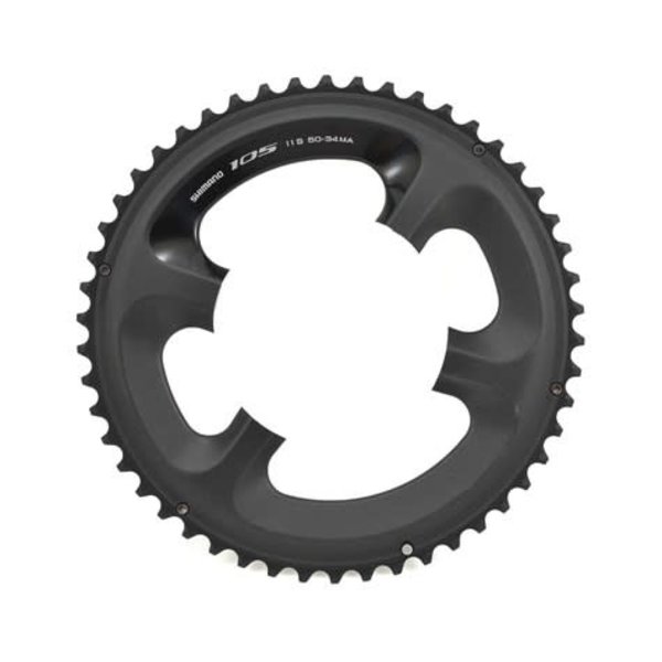 Shimano Fc-5800 105 Shimano Chainring 50T-Ma For 50-34T, Black
