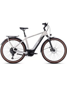 Cube Cube Touring Hybrid Pro 625 Electric Bike Pearly Silver/Black 2023