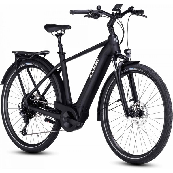 Cube  Touring Hybrid Pro 625 Electric Bike Deore Black/Metal