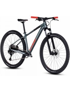 Cube Cube Analog Mountain Bike With Sram Eagle Flash Grey/Red