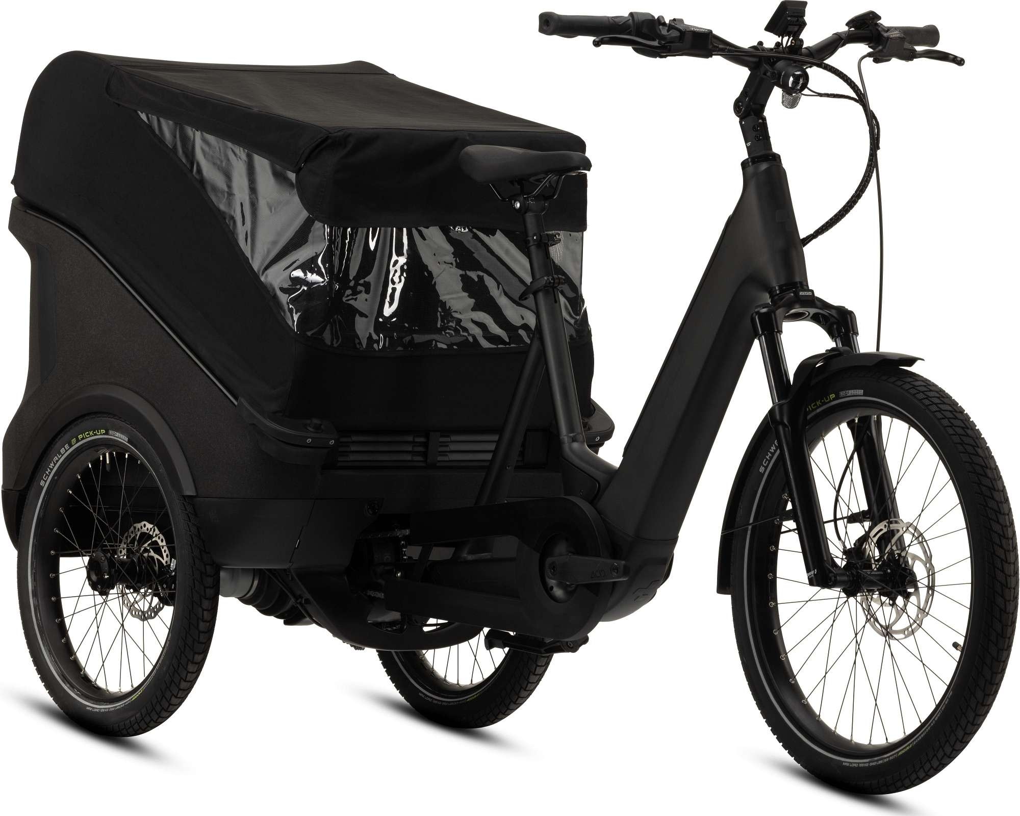 Cube Trike Hybrid Cargo 750 Electric Cargo Trike 2023 24' Wheel Grey/Reflex  - 360 Cycles