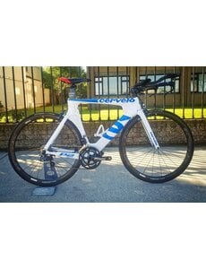  Cervelo P2 Tt Bike 2014 White / Blue | Medium - 54Cm | Private Seller.