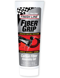 Finish Line Finish Line Fiber Gripper carbon fibre assembly gel for seatposts and bars (carbon paste) 1.75 oz / 50 ml
