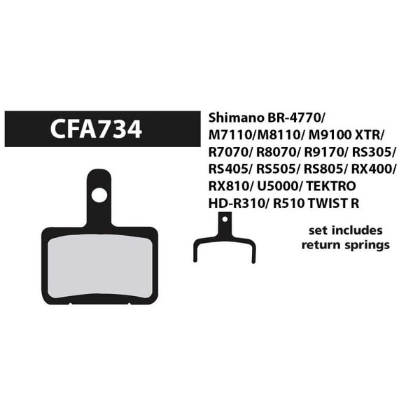 Resin Disc pads (substitute for Shimano (L03A) Ultegra/Dura Ace)