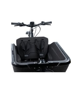 Cube Cargo Seat For Cargo Bikes (Two Kids) Black