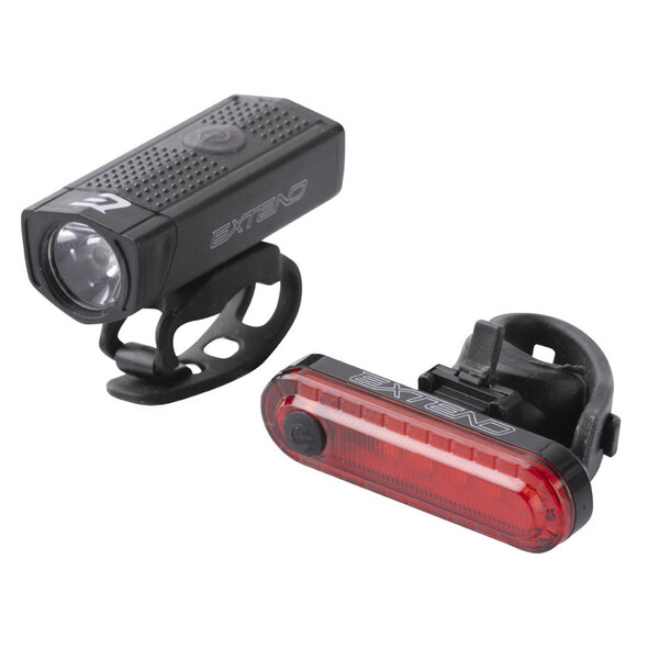 Extend Extend Defcon Light Set  Usb Rechargeable 350 Lumen Front + 10 Lumen Rear 001549