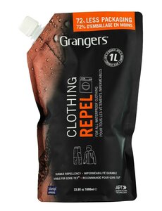Grangers Grangers Clothing Repel Wash 1L Eco Pouch (Specially Formulated To Restore Thewater-Repellent Finish On Clothing)