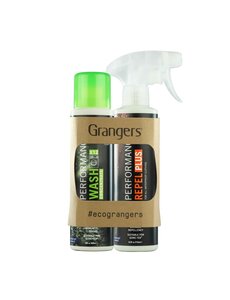 Grangers Grangers Performance Wash & Performance Repel Plus Pack | For cleaning and re-applying waterproof membrane to active wear