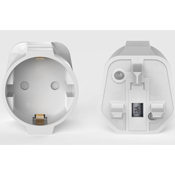 Euro To Uk Socket Adapter (1 Pcs)