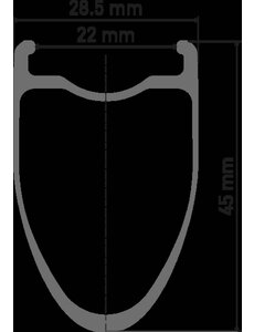 DT Swiss Dt Swiss Erc 1400 Dicut Disc Carbon Clincher 45 X 22 Mm Front