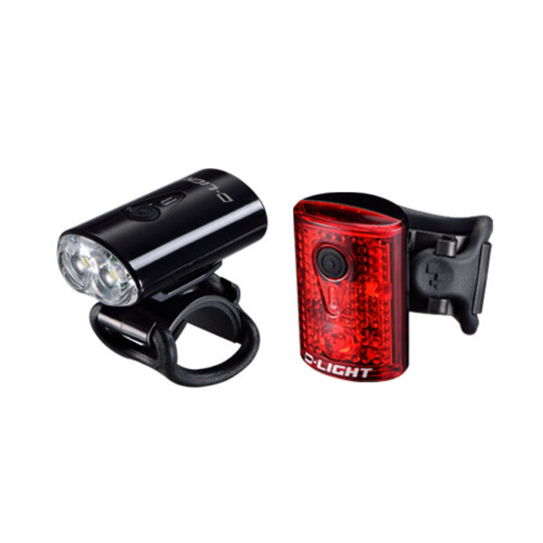 D-Light CG-211WR Rechargeable Light Set | Front and Rear