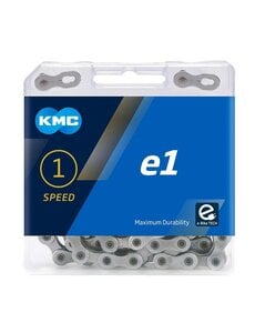 KMC Single Speed Chain Kmc E1 Silver 110L